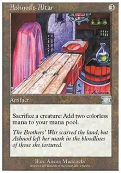 MTG English Ashnod's Altar NM Normal Classic 6th Edition - Image 1