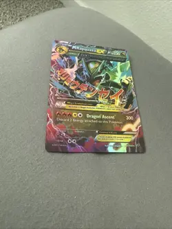 Pokemon M Rayquaza EX 61/108 Roaring Skies Holo Ultra Rare - Image 3