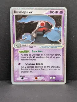 Dusclops ex 94/106 Emerald Holo Ultra Rare Pokemon TCG Nintendo MP+ - Image 1