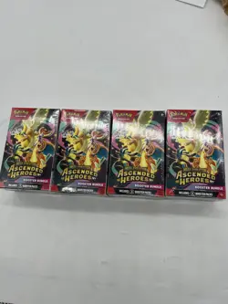 Pokemon TCG Ascended Heroes Booster Bundle (4x) New/Sealed READY TO SHIP - Image 1
