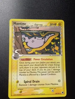 Mantine (Delta Species) EX Dragon Frontiers 20/101 -Pokemon- LP - Image 1