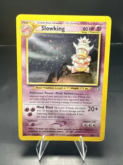 Pokemon Slowking 14/111 Neo Genesis Unlimited Holo Rare Pokemon TCG LP - Image 2
