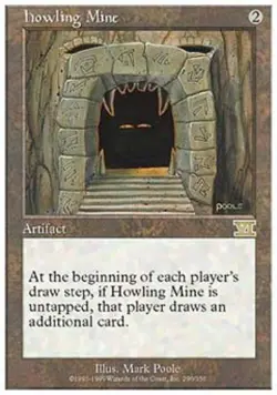 MTG English Howling Mine NM Normal Classic 6th Edition - Image 1