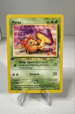 Paras 47/64 Neo Revelation 1st edition pokemon - Image 1