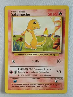 Carte pokemon FRANCAIS Salameche (BS 46) Set de Base [GOOD] 29.07.2025A - Image 1
