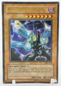 EXC - Yu-Gi-Oh! TCG Barrel Dragon Metal Raiders MRD-126 Unlimited Ultra Rare - Image 1