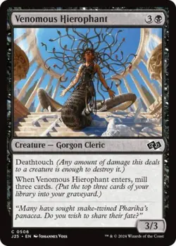 Venomous Hierophant - Near Mint MTG Foundations Jumpstart - Image 1