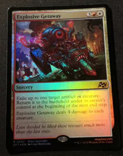 Explosive Getaway - Foil - DFT - MTG - NM - EN - 0202 - Image 1
