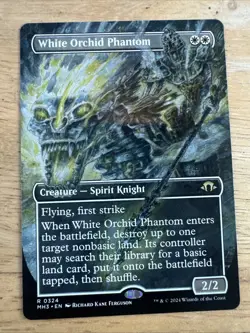 MTG White Orchid Phantom (Borderless) MH3 Rare Normal #324 - Image 1