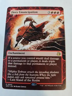 MTG - Fiery Emancipation - Wilds of Eldraine - Image 1