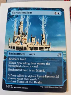 MTG - Spreading Seas Foil - Wilds of Eldraine - Image 1
