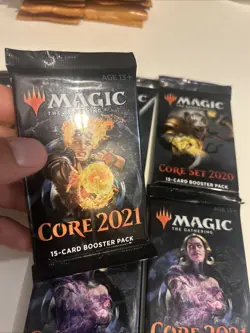 MTG Core Set 2019, 2020, 2021 -15 Card Booster Packs. Lot Of 6 - Image 5