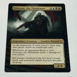 MTG Nekusar, The Mindrazer Alter, Hand Painted Altered Card, Commander Magic - Image 4
