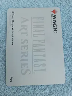 Delivery Moogle - Art Series Final Fantasy - NM - MTG Magic - Art Card MINT!! - Image 2