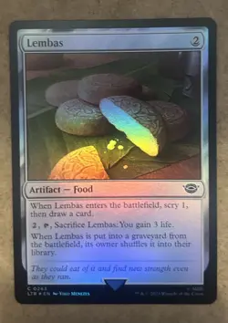 Foil* Lembas Universes Beyond: the Lord of the Rings - NM MTG - Image 1