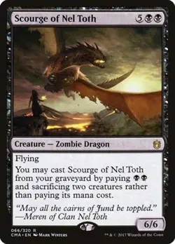 Scourge of Nel Toth - Light Play MTG Commander Anthology - Image 1