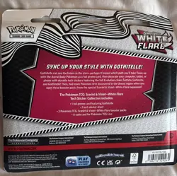 2 Pokemon TCG SV10.5 Black Bolt & White Flare Tech Sticker Collection Bundle New - Image 4