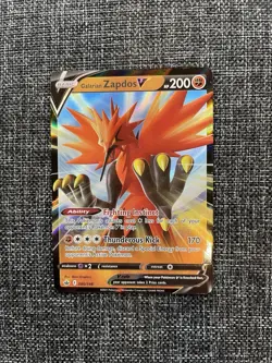Galarian Zapdos V 080/198 Pokemon Chilling Reign Pokemon Card Pokemon TCG⭐NM - Image 1