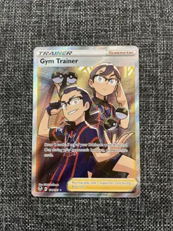 Gym Trainer Full Art 191/195 SwSh Silver Tempest Ultra Rare Pokemon TCG NM - Image 1