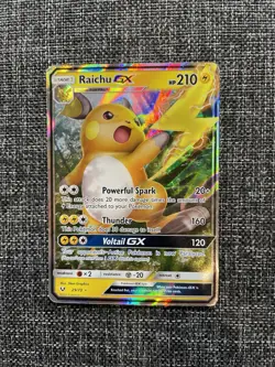 Raichu GX 29/73 Pokemon Card Pokemon TCG Shining Legends HP - Image 1