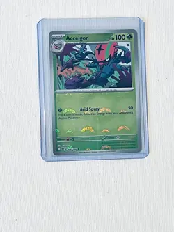 Accelgor Poke Ball #9 Holo Pokemon Sv11W: White Flare Card - Image 1