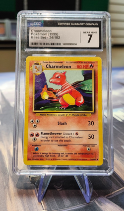 CGC 7 Charmeleon Pokemon 1999 Base Set 24/102 - Image 1