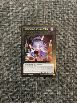 Yugioh! Downerd Magician PGL2-EN047 Gold Rare 1st Edition Near Mint - Image 1