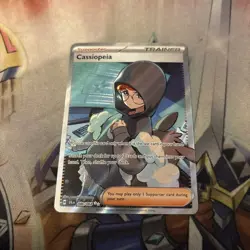 Pokemon TCG Cassiopeia Trainer Shrouded Fable Holo Ultra Rare Card 086/064 S&V - Image 1