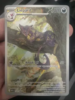 Liepard 137/086 Illustration White Flare Holo Near Mint Card - Image 1