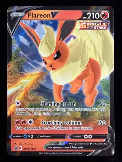 Flareon V Holo Promo SWSH: Sword & Shield Promo Cards SWSH149 NM - Image 1