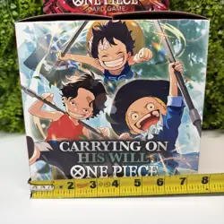 One Piece Card Game TCG - Carrying On His Will- 3 Box Promo -store display - - Image 2