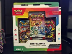 Pokemon First Partner Illustration Collection Series 1 Box 2021 Promo Cards Cha… - Image 1