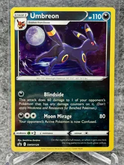 Umbreon - SWSH: Sword & Shield Promo Cards SWSH129 Holo NM - Image 1