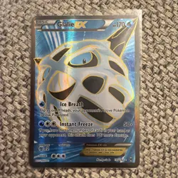 Pokemon TCG Glalie EX 155/162 Ultra Rare Full Art Breakthrough XY 2015 Card - Image 1