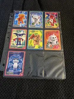 Digimon Dairy Queen Promo Card Set 1-7 2002 - Image 1