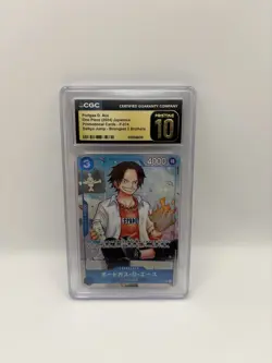 Portgas D. Ace #P-074 Japanese 2024 One Piece Promotional Cards CGC 10 Pristine - Image 1