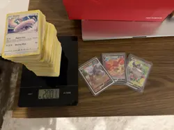 2lb Pokemon Cards Bulk Lot - Commons and Uncommons Three V’s Unsorted - Image 1