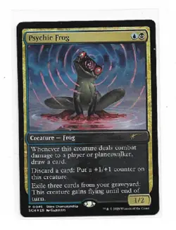 MTG magic cards 1x Psychic Frog - FOIL Store Championship 2026 promo Unique & Mi - Image 1
