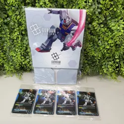 Gundam Card Game -Booster Release Storage Box 01- Promo + 4 Unicorn Gundam pack - Image 1