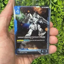 Gundam Card Game -Booster Release Storage Box 01- Promo + 4 Unicorn Gundam pack - Image 5