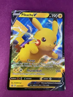 Pikachu V SWSH061 SWSH: Sword & Shield Promo Cards Holo - Image 1