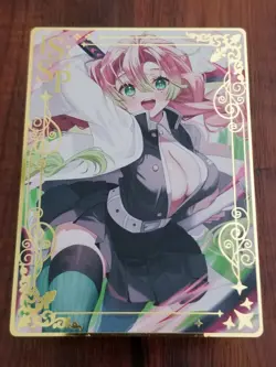 Mitsuri Kanroji - Demon Slayer - Goddess Story Gold Metal SSP Card - Image 1