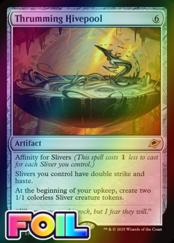 x1 Thrumming Hivepool FOIL EOE Edge of Eternities MTG 247 M/NM 1x - Image 1