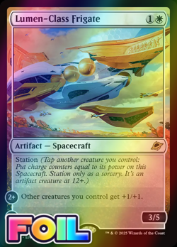 x1 Lumen-Class Frigate FOIL EOE Edge of Eternities MTG 25 M/NM 1x - Image 1