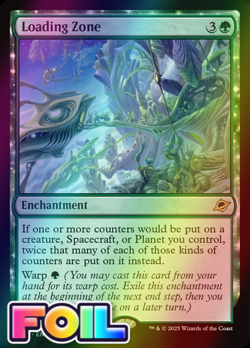 x1 Loading Zone FOIL EOE Edge of Eternities MTG 196 M/NM 1x - Image 1