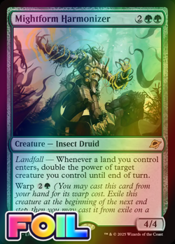 x1 Mightform Harmonizer FOIL EOE Edge of Eternities MTG 200 M/NM 1x - Image 1