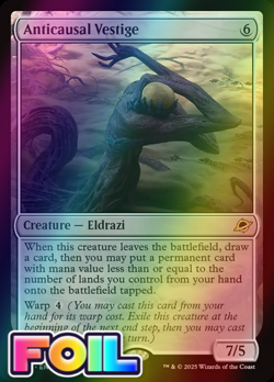 x1 Anticausal Vestige FOIL EOE Edge of Eternities MTG 1 M/NM 1x - Image 1