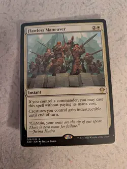 Flawless Maneuver Commander 2020 NM MTG magic The Gathering - Image 1