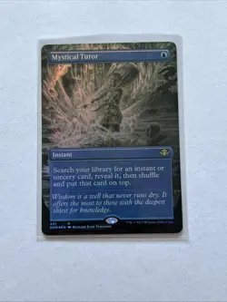 MTG Magic: The Gathering Mystical Tutor BORDERLESS FOIL LP DMR 421 - Image 1