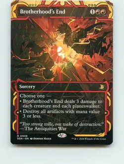 Brotherhood's End - R39 - MTG - Secrets of Strixhaven: Mystical Archive (SOA) - Image 1